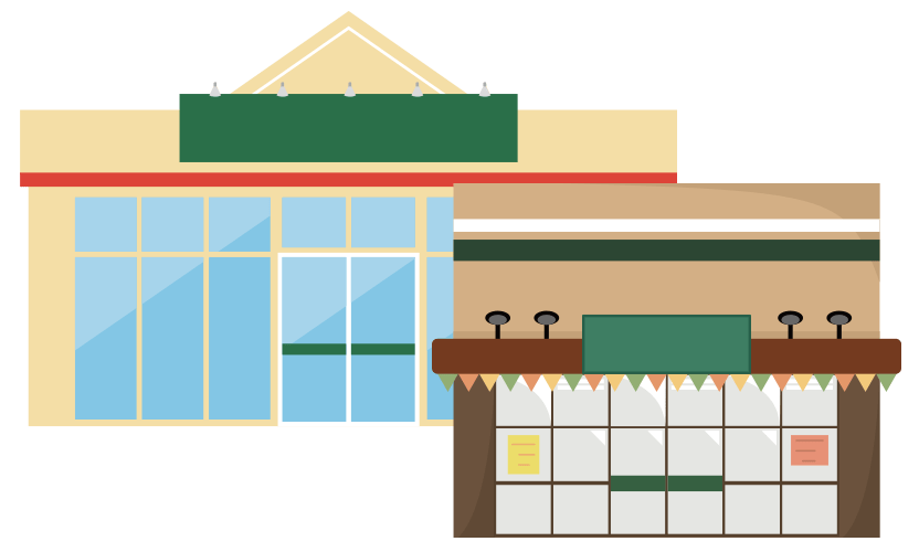 店舗のイラスト