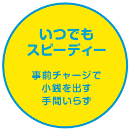 いつでもスピーディー